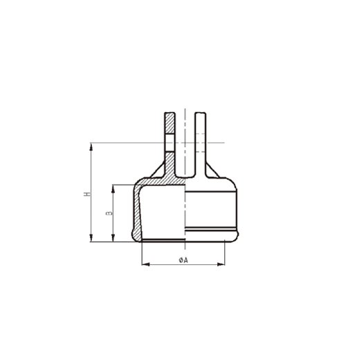 CAPS FOR GLASS INSULATOR-CLEVIS TYPE (621)