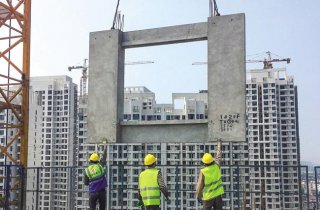 Prefabricated concrete building refers to the concrete structure housing building 